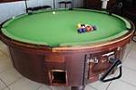 Public bar pool table